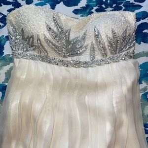 Camille La Vie Strapless Embroidered Dress